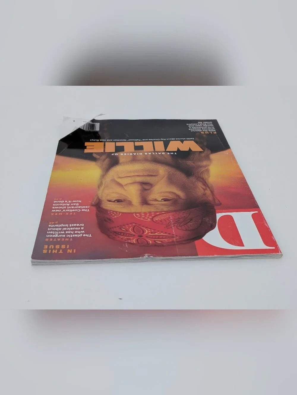 D Magazine Cover Featuring Willie Nelson The Dallas Diaries Of Willie Jan.2023